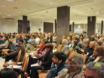 Una imgen del numeroso pblico en las Jornadas (foto Jimena Ciur)