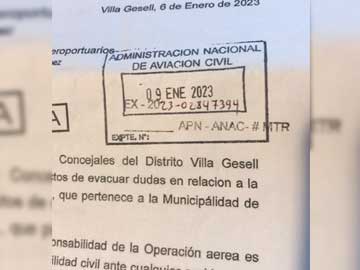 Pedido de informes a la ANAC, con la firma de Grinspun, Montenegro, Diez y Piacentini