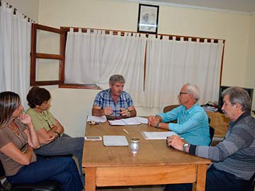 La reunion enntre AMRA y el presidente del Concejo Deliberante local