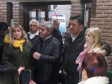 Festejos moderados, y el pedido de compromiso para trabajar por Gesell..