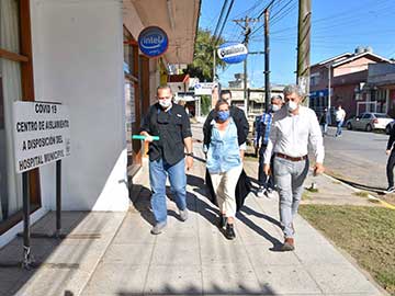 Berni, Zuloaga y Barrera de recorrida. El Ministro  se refiri al asesinato de Fernando