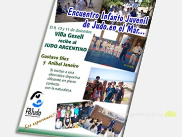 Afiche del encuentro que se realiza en Villa Gesell