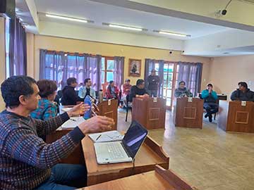 Esquvando el reclamo a la Provincia: EL Frente de Todos y un inslito marcha atras