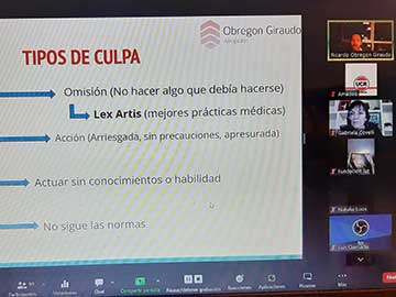 El ciclo se dict la semana pasada va zoom, cont con asistentes de distintas provincias 