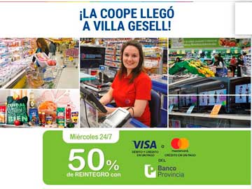 La Cooperativa Obrera abre sus puertas hoy en Gesell