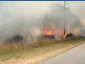 Incendios de pastizales: la semana pasada fu en el camino al aeropuerto