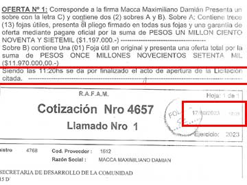 Una hora antes de cerrar el acto de apertura ya se conocia el despino de 11.9 millones ..