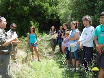 Las visitas guiadas a la Laguna, permiten conocer ms nuestra flora y fauna