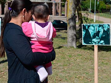 Jovenes y una jornada solidaria por la Memoria