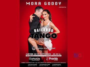 Mora Godoy presenta en Gesell su espectculo Bailando Tangos