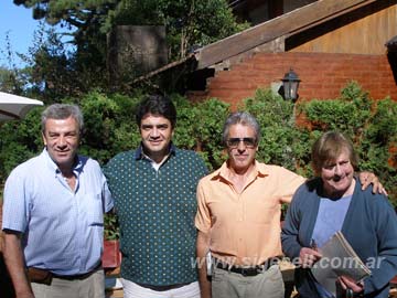 Alfredo Sicoli, Jorge Macri, Urriticochea y Luisa Braggio    