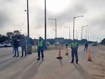 La restriccion en el acceso a la Ciudad: la marcha se hizo sentir en este punto