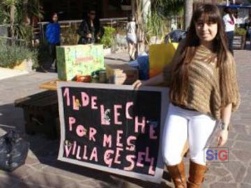 Rocio Attisano creo el grupo en Facebook: 1 litro de leche por mes VILLA GESELL 