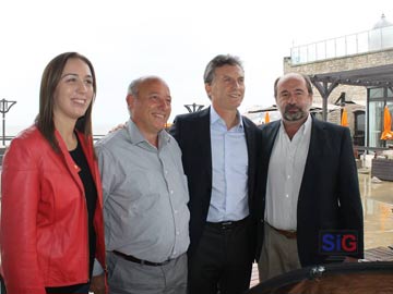 Salas, junto a  Vidal, Galli y Macri. Agenda de campaa