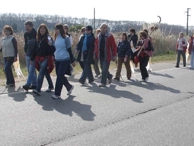 Baldo y su esposa en la ruta    