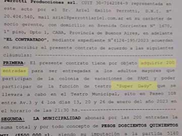 Con fondos pblicos compraron entradas del show del humorista militante