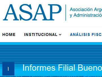 lapidario informe de la Asociacin Argentina de Presupuesto y Administracin Financiera