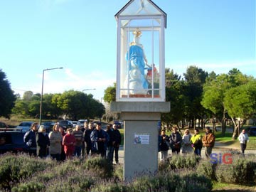 El rosario en la Ermita (foto Gladys Sotelo)